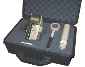 2241-3RK radiation emergency response kit with three probes: pancake G-M, scintllation and high range G-M detectors