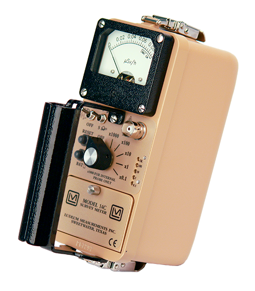 model 14C radiation survey meter