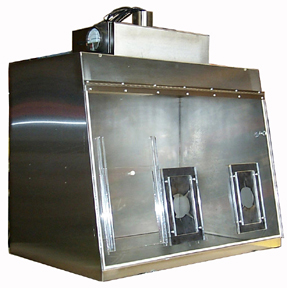Vented Fume hood for radioiodine