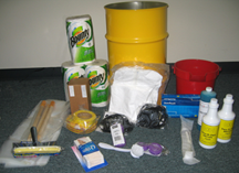 radiation decontaminatin kit for nuclear emergency