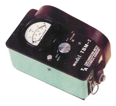 Technical Associates TBM-3SR Pancake G-M Survey Meter