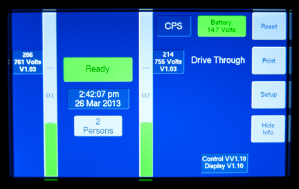 AM-806 Waste Monitor Display