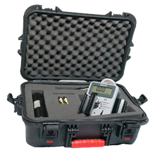 ERK-525 Emergency Response Kit: Survey Meter with pancake GM probe and scintillation probe in hard case