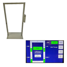 AM-801 Portal Radation Monitor, walk-thru, for personnel radiation survey