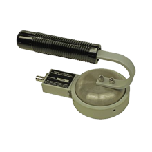 Tungsten shielded general purpose detector w/ low background. Sensitive to most alpha, beta, and gamma radiation.