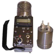 TBM-IC-RN radon detector ion chamber