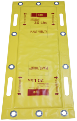 Lead blankets for industrial radiation shielding of gamma radiation