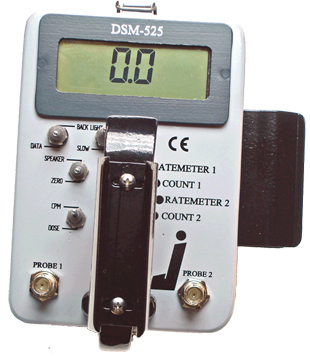 DSM-525 Dual Probe Survey Meter - Digital