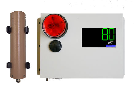 AM-2X2-NaI-EXT - 0.1 µR/hr to 75 mR/hr